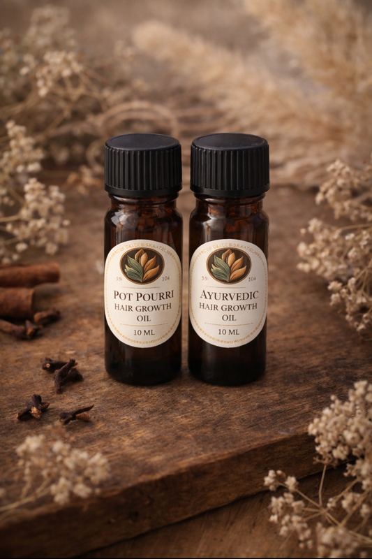 Pot Pourri & Ayurvedic Hair Growth oil Sample Size